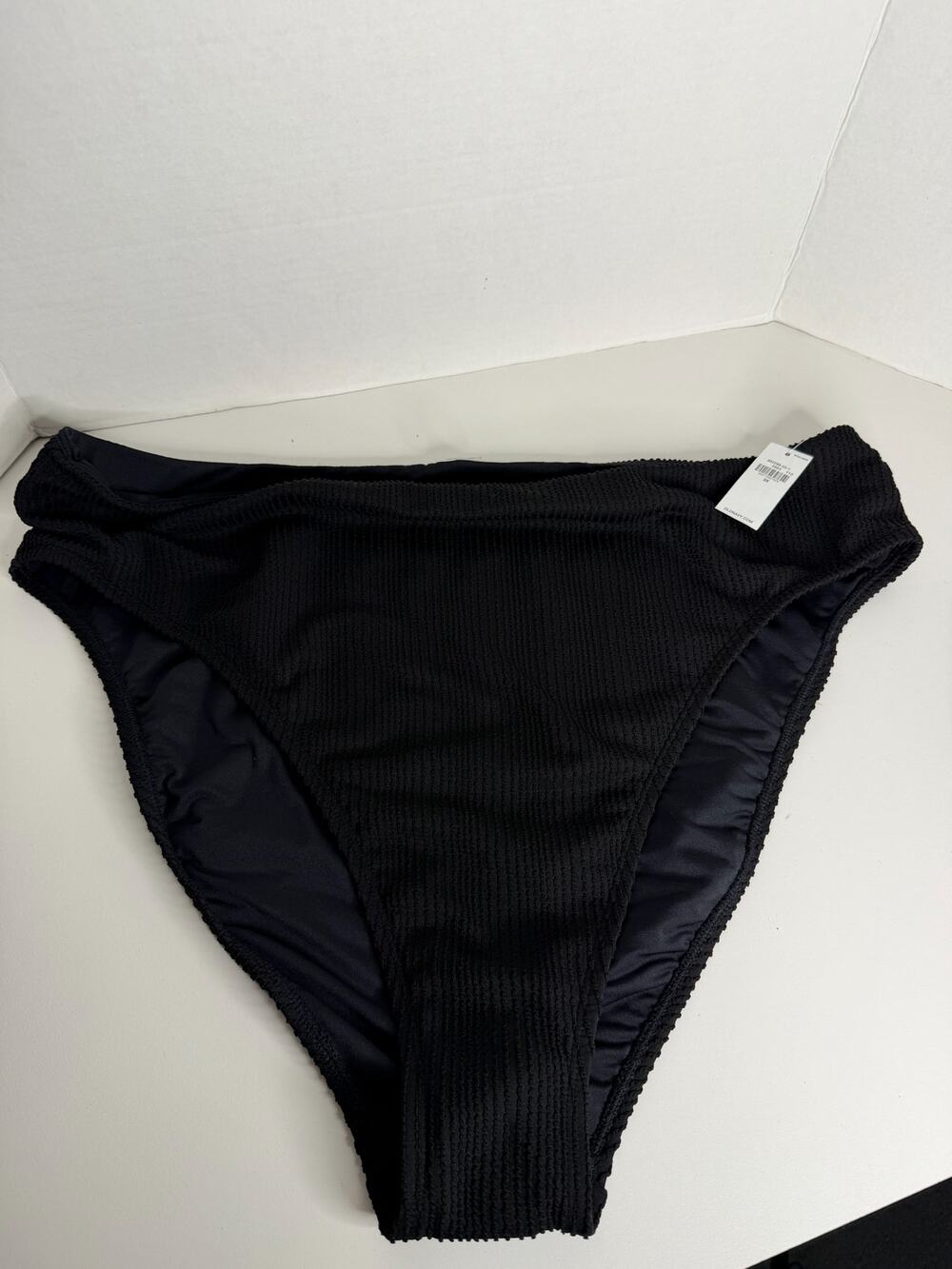 NEW Old Navy Womens Black 3X Bikini Bottoms Ribbed